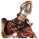 Święty Grzegorz z gołębiem drewno kolorowe Val Gardena s2