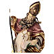 Saint Norbert with chalice in coloured wood of Valgardena s4