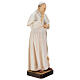 Statue of Pope Francis in painted maple wood of Valgardena s4