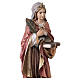 Santa Cornélia pintada com palmeira e livro madeira bordo Val Gardena s3