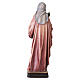 Saint Cornelia with palm and book in painted maple wood of Valgardena s7