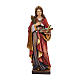 Santa Reina con espada pintada madera arce Val Gardena s1