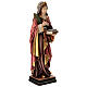 Santa Regina con spada dipinta legno acero Valgardena s6