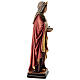 Santa Regina con spada dipinta legno acero Valgardena s8