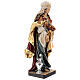Santa Elisabetta con pane dipinta legno acero Valgardena s5