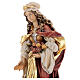 Święta Elżbieta z chlebem malowana drewno klonowe Val Gardena s3