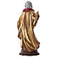 Painted statue in wood Saint Cecilia with golden details, Val Gardena s5