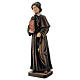 Santa Elisabetta Anna Seton dipinta legno acero Valgardena s3