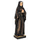 Saint Frances Xavier Cabrini in painted maple wood of Valgardena s4