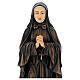 Saint Frances Xavier Cabrini in painted maple wood of Valgardena s2