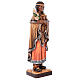 Saint Kateri Tekakwitha in painted maple wood of Valgardena s4