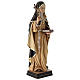 Sainte Brigitte avec croix bois peint Val Gardena s4