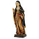 Santa Teresa d'Avila con corona di spine dipinta legno Valgardena s3