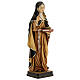 Santa Teresa d'Avila con corona di spine dipinta legno Valgardena s4