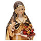 Saint Rose of Lima in painted maple wood Valgardena s2
