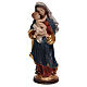 Virgen de la paz madera Val Gardena oro de tíbar antiguo s1