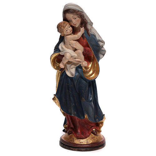 Our Lady of Peace in wood of Valgardena finished in antique pure gold 1