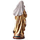 Virgen de la paz madera Val Gardena capa oro de tíbar s5