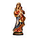 Our Lady by Raffaello in painted wood of Valgardena s1
