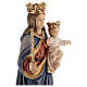 Virgen Auxiliadora Regina Coeli madera Val Gardena pintada s4