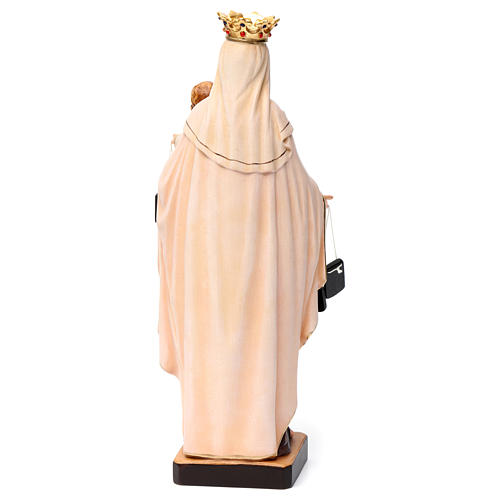 Statue Gottesmutter vom Karmel bemalten Grödnertal Holz 5