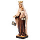 Our Lady of Mount Carmel in painted wood of Val Gardena s4