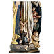 Virgen de la protección madera Val Gardena oro de tíbar antiguo silver s4