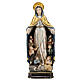 Madonna della protezione legno Valgardena oro zecchino antico silver s1
