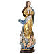 Immacolata concezione del Murillo legno Valgardena oro zecchino antico silver s5