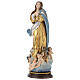 Immaculate Conception of Murillo in wood of Valgardena finished in pure gold and silver s3