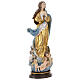 Immaculate Conception of Murillo in wood of Valgardena finished in pure gold and silver s5