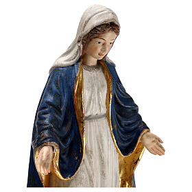 Virgen de las Gracias madera Val Gardena oro de tíbar antiguo