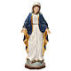 Virgen de las Gracias madera Val Gardena oro de tíbar antiguo s1