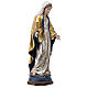 Our Lady of Graces in wood of Valgardena finished in antique pure gold and silver s6
