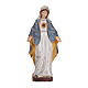The Sacred Heart of Mary in wood of Valgardena finished in antique pure gold s1