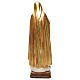The Immaculate Heart of Mary in wood of Valgardena in antique gold with silver mantle s5