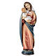 Madonna classica legno Valgardena dipinta s1