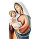 Madonna classica legno Valgardena dipinta s2