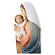 Madonna classica legno Valgardena dipinta s6