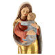 Madonna della speranza legno Valgardena manto oro zecchino s2