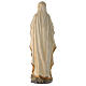 Madonna Lourdes mit Kranz bemalten Grödnertal Holz antikisiert s6