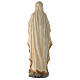 Madonna di Lourdes legno Valgardena antico oro zecchino s6