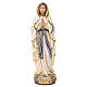 Virgen de Lourdes new madera Val Gardena pintada s1