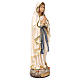 Virgen de Lourdes new madera Val Gardena pintada s4