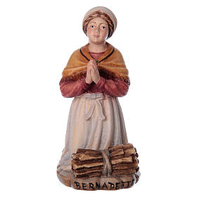 Bernadette Soubirous legno Valgardena dipinta