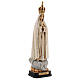 Madonna di Fatima Capelinha con corona legno Valgardena dipinta s4