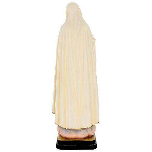 Madonna di Fatima 5. Apparizione legno Valgardena dipinta 9