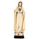 Madonna di Fatima 5. Apparizione legno Valgardena dipinta s1