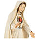 Madonna di Fatima 5. Apparizione legno Valgardena dipinta s6