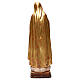Virgen de Fátima 5. Aparición madera Val Gardena oro antiguo capa silver s5